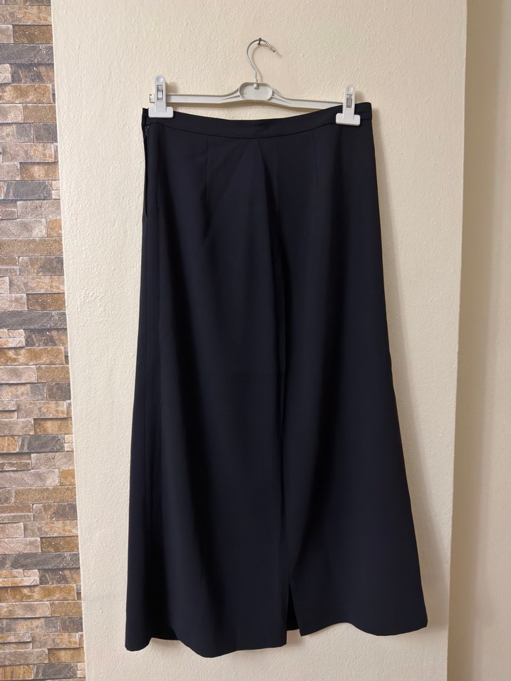 Tekbir Siyah Uzun Dökümlü Etek - Görsel 3