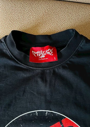 Pislick Siyah Rap Tshirt L beden - Görsel 3