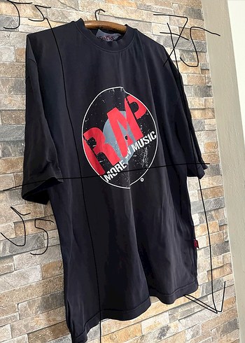 Pislick Siyah Rap Tshirt L beden - Görsel 4