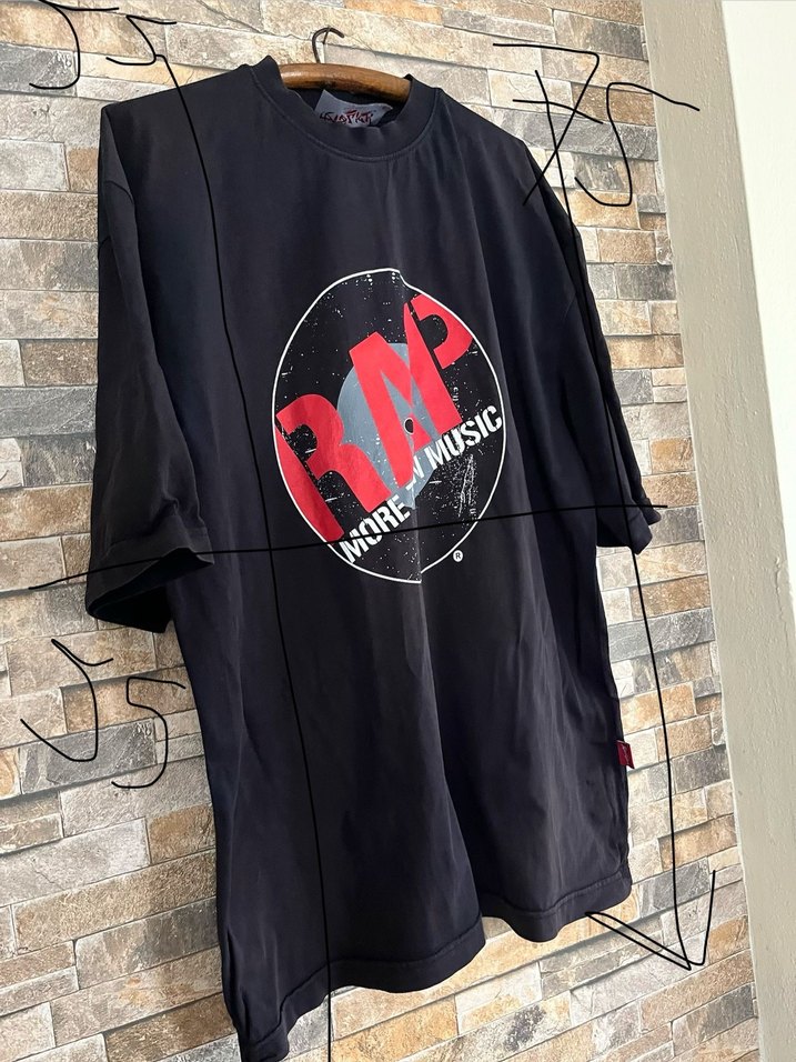 Pislick Siyah Rap Tshirt L beden - Görsel 4