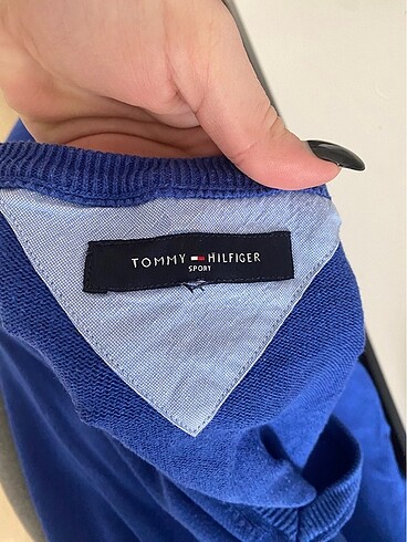 Tommy Hilfiger Tommy Hilfiger Saks Mavi Kazak