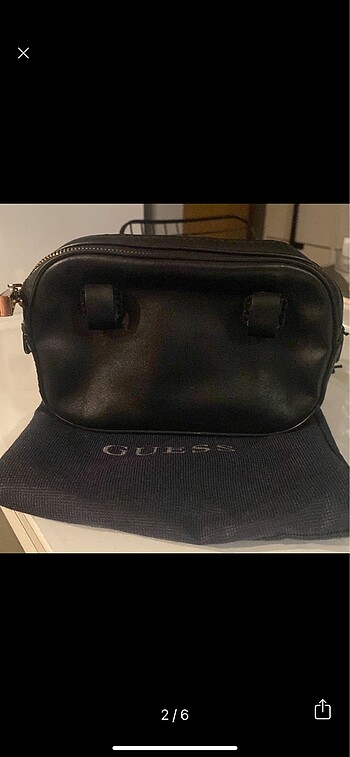 Guess Guess Siyah Bel Çantası
