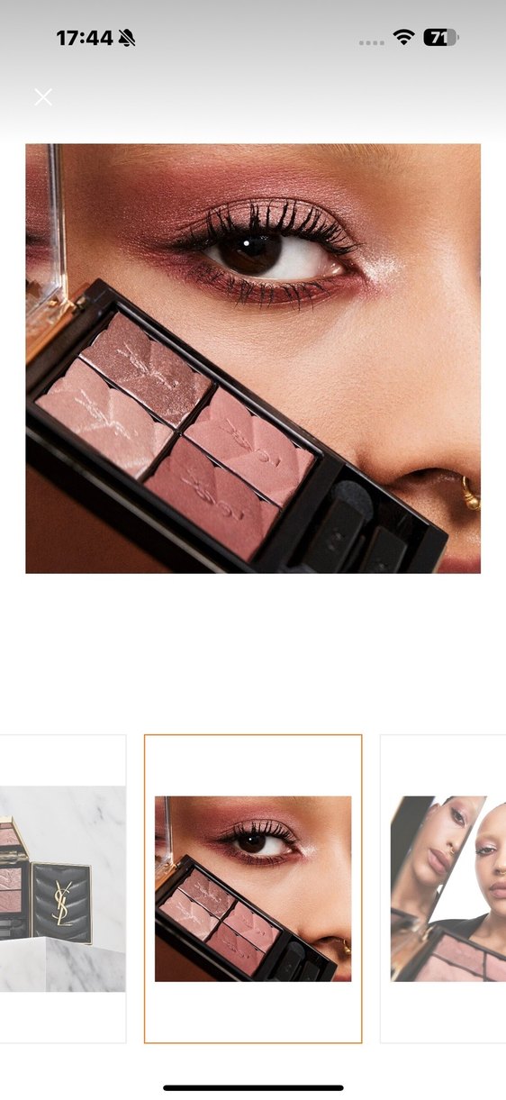 Yves Saint Laurent Pudra Paleti - Koyu Bej - Görsel 5