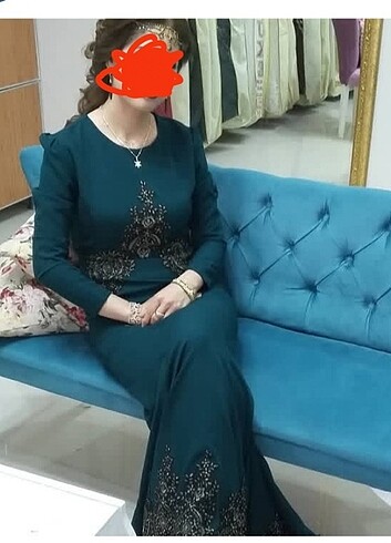 Diğer Zümrüt yeşili abiye