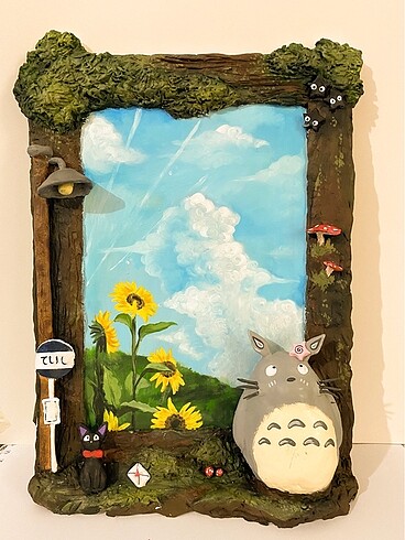 Ghibli Totoro çerçeve tasarım