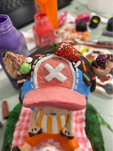  one piece chopper Seramik Figür