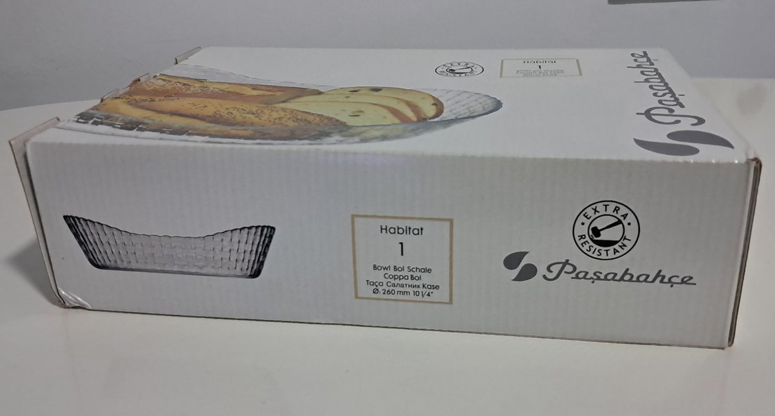 Desenli Cam Ekmek Sepeti - Görsel 3