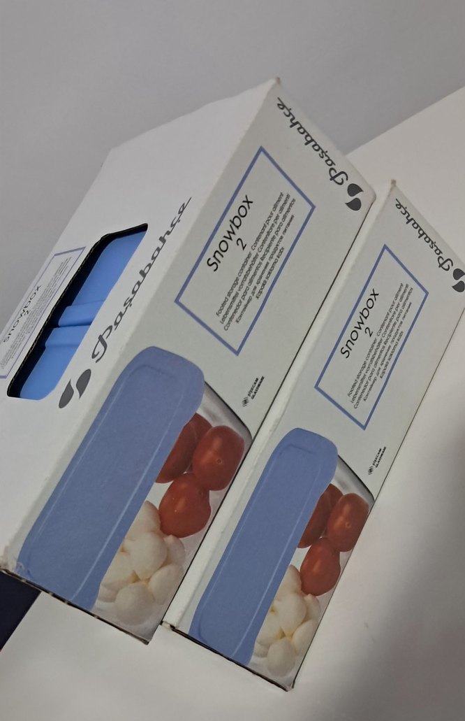 Mavi Kapaklı Plastik Saklama Kapları - Görsel 3