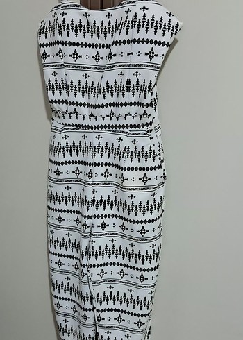 Kadın Bohem Desenli Askılı Uzun Tulum - Görsel 3