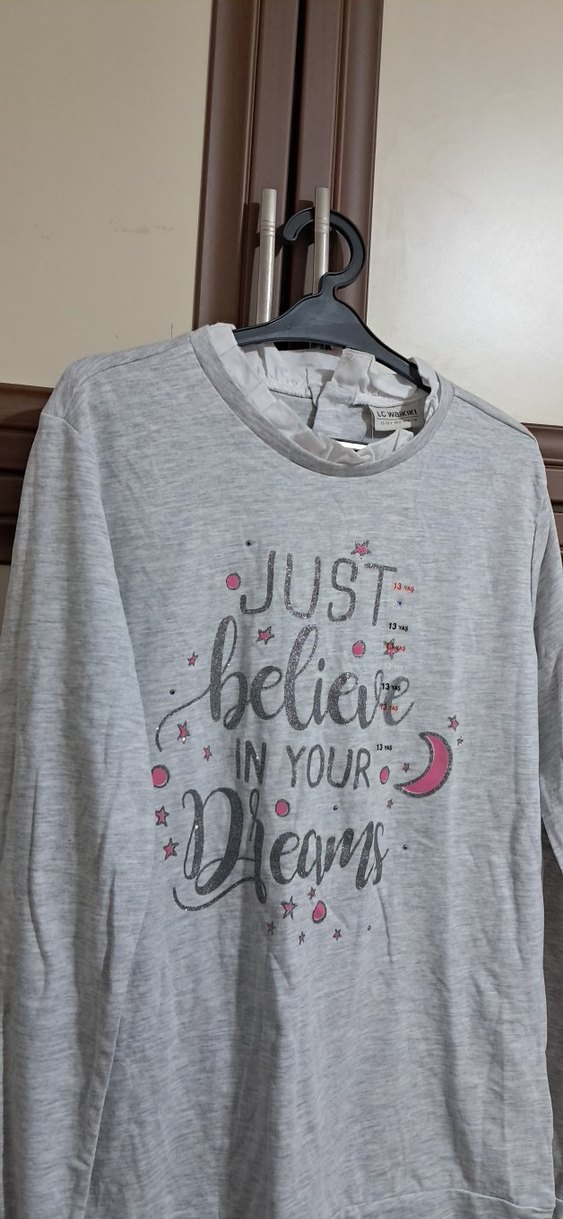 Çocuk Uzun Kollu Baskılı Tişört - Görsel 3