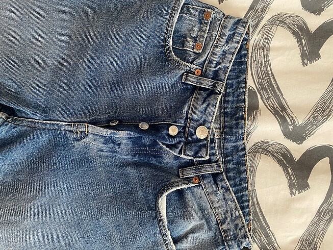 36 Beden mavi Renk zara jean