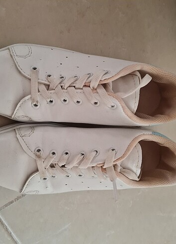 38 Beden beyaz Renk Spor ayakkabısı 