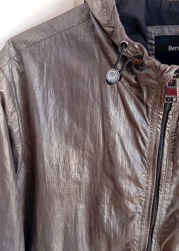Bershka Kadın Ceket, Fermuarlı, Kahverengi