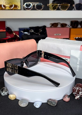 Miu Miu Kırmızı Kadın Güneş Gözlüğü - Görsel 4