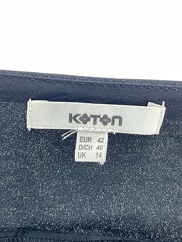42 Beden siyah Renk Koton Bluz %70 İndirimli.