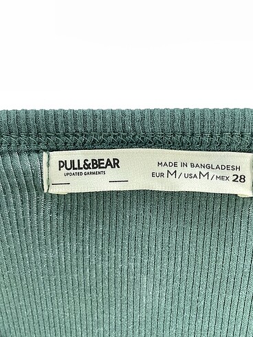 m Beden yeşil Renk Pull and Bear Bluz %70 İndirimli.