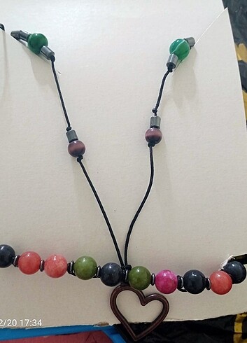 Doğal taşlardan otantik kolye bileklik