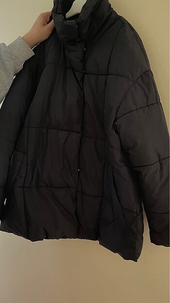 xs Beden Bershka siyah mont