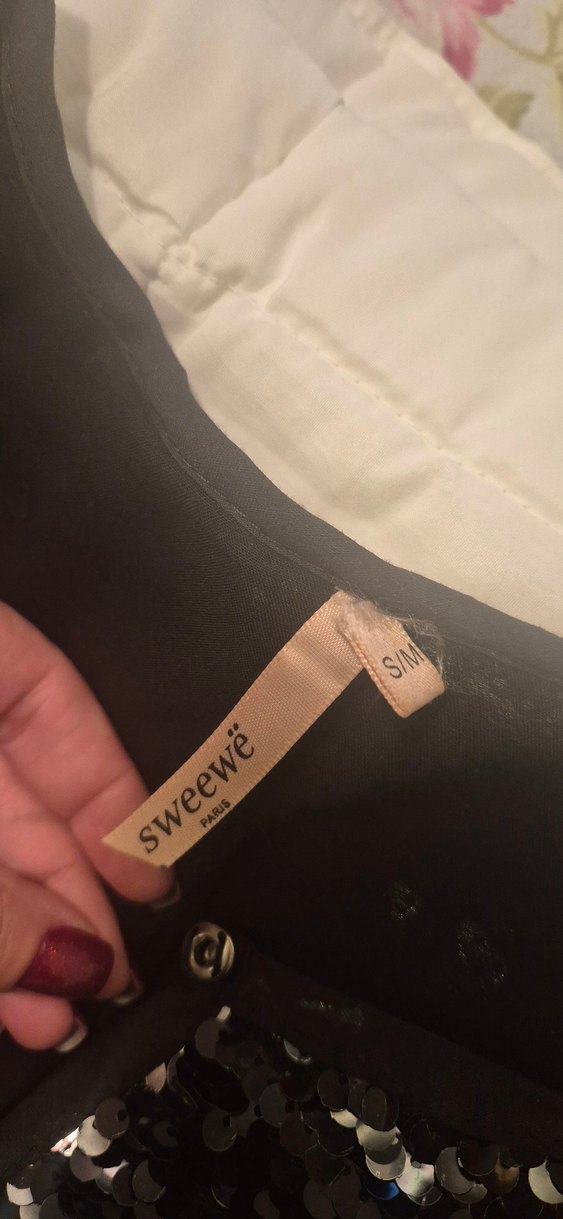 Abiye Siyah Payetli Uzun Kollu Bolero - Görsel 4