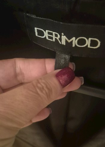 Siyah Kadın Deri Ceket - Görsel 4