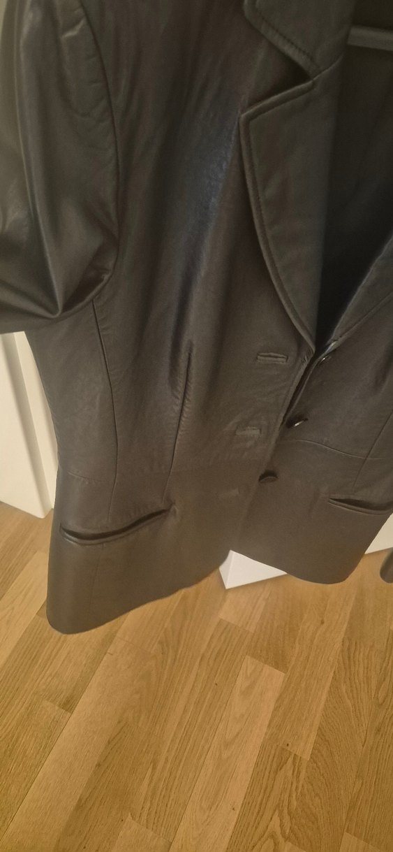 Siyah Kadın Deri Ceket - Görsel 2