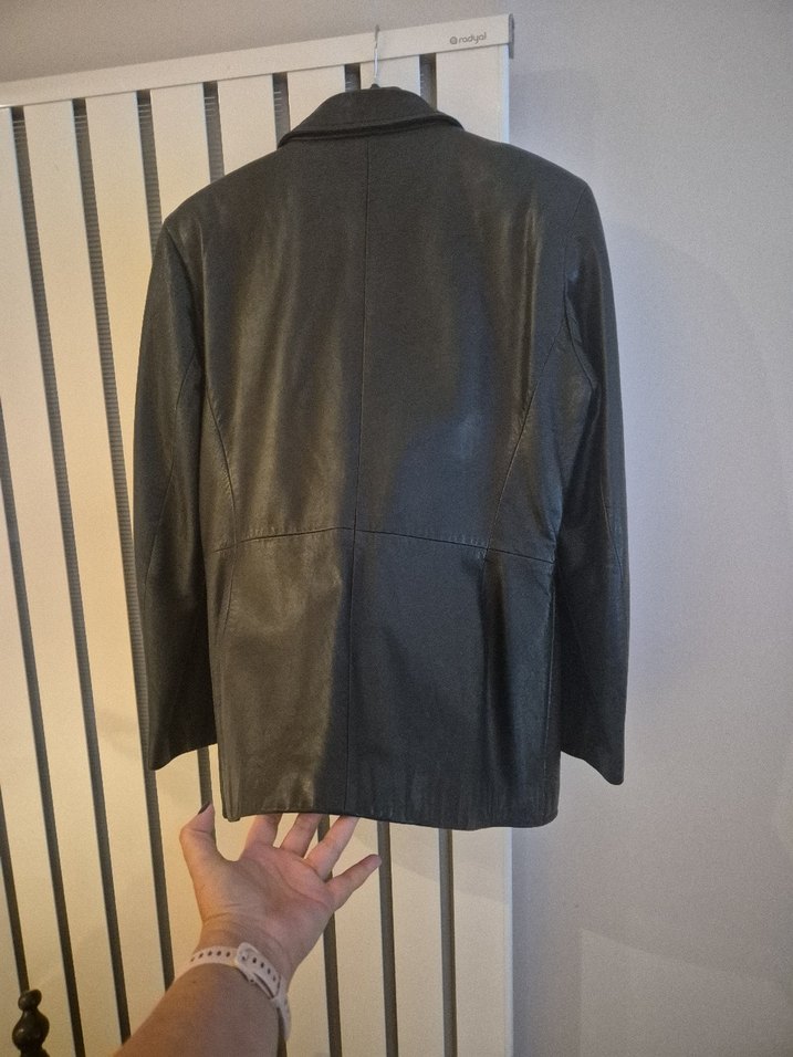 Siyah Kadın Deri Ceket - Görsel 5