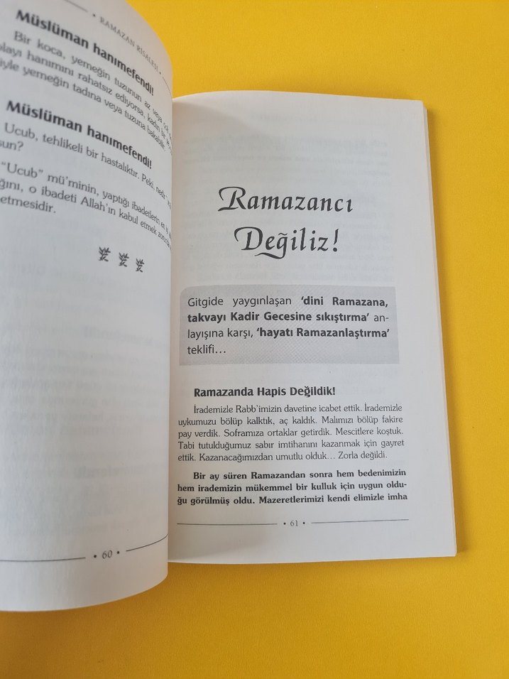 Ramazan Risalesi - Nureddin Yıldız - Görsel 3