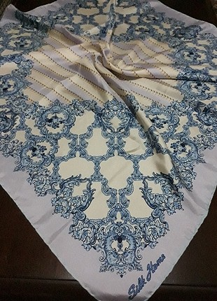 Silk Home marka yüzde yüz twill ipek eşarp
