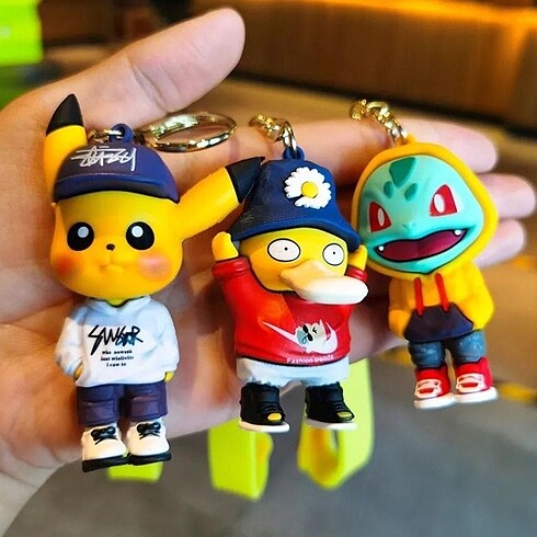 Pokemon Karakterleri Anahtarlık