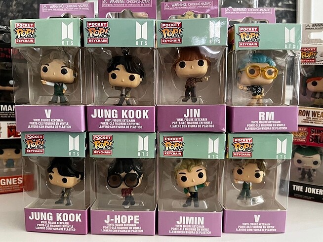 Funko Pop Bts Grubu Anahtarlık