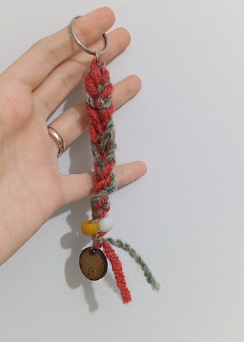 Nazar Boncuklu Yün Anahtarlık - Görsel 4