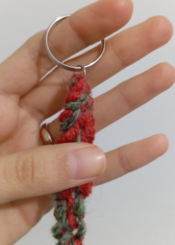 Nazar Boncuklu Yün Anahtarlık - Görsel 3