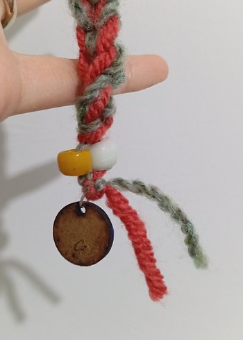 Nazar Boncuklu Yün Anahtarlık - Görsel 5