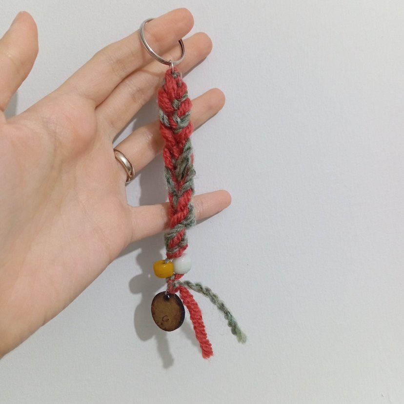Nazar Boncuklu Yün Anahtarlık - Görsel 4