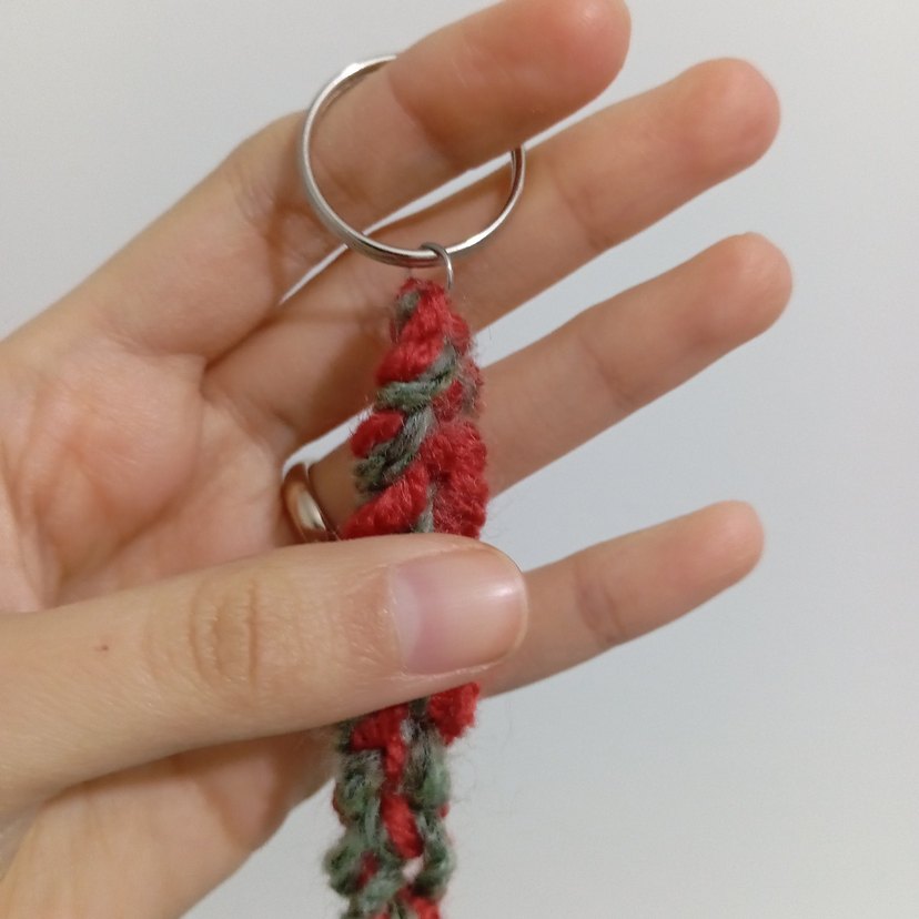 Nazar Boncuklu Yün Anahtarlık - Görsel 3