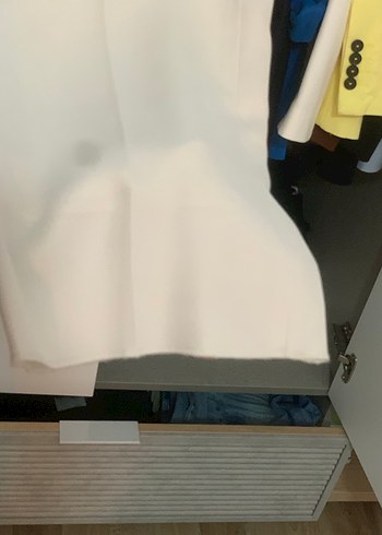 38 Beden gri Renk Armani Bol Paça Kumaş Pantolon