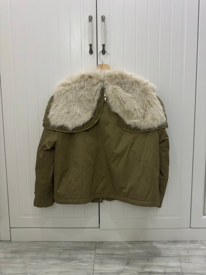 Zara yeşil mont - Görsel 2