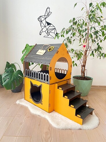 TURUNCU REBAP KEDİ EVİ (M)
