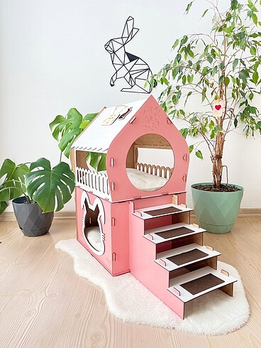 PEMBE BEYAZ TAVŞAN EVİ (M)