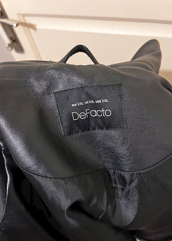 Tertemiz siyah deri ceket - Görsel 3