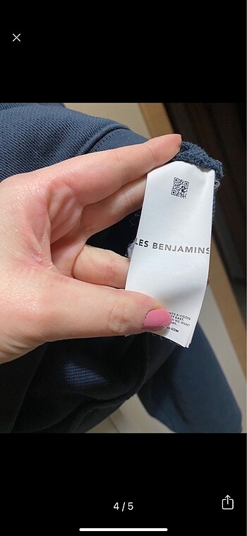 s Beden gri Renk orijinal les benjamins sweatshirt