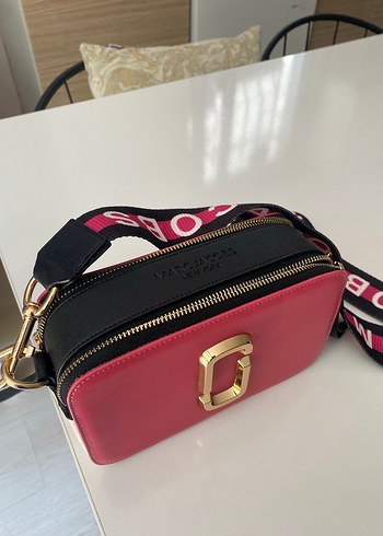Marc Jacobs Pembe Deri Kadın Çapraz Çanta