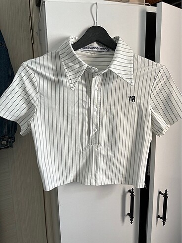 Kısa crop tişört Alexander Wang