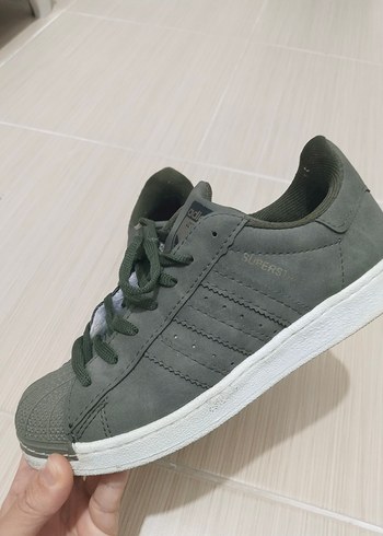 Adidas Yeşil Bağcıklı Kadın Spor Ayakkabı