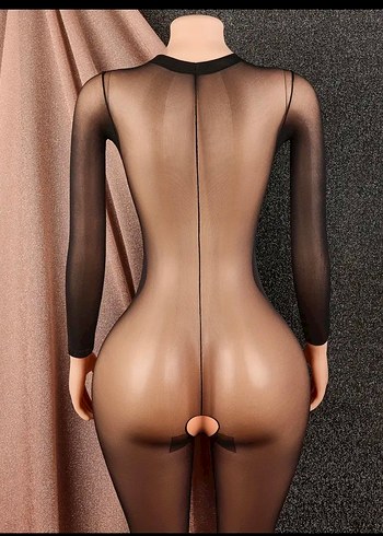 Ten rengi Kadın Vücut Çorabı - Görsel 10