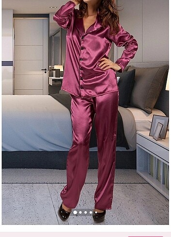 Miorre saten pijama takımı 