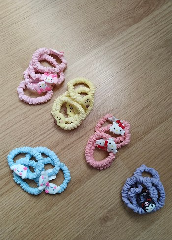 Pastel Renkli Elastik Çocuk Saç lastiği 5 adet fiyatıdır - Görsel 5