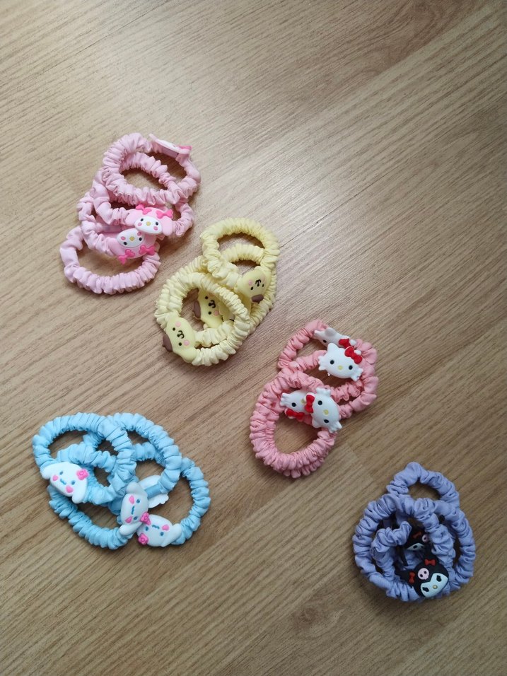 Pastel Renkli Elastik Çocuk Saç lastiği 5 adet fiyatıdır - Görsel 5