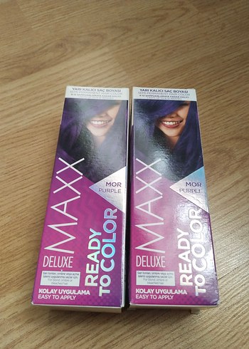 Maxx Deluxe Mor Yarı Kalıcı Saç Boyası - Görsel 2