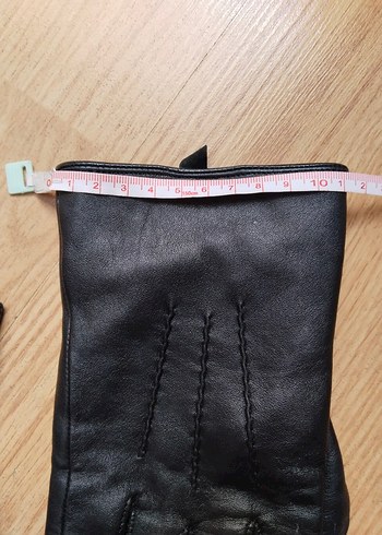 Klasik Siyah Deri Kadın Eldiven - Görsel 7